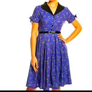 Lindy Bop Claudine Deadly Nightshade